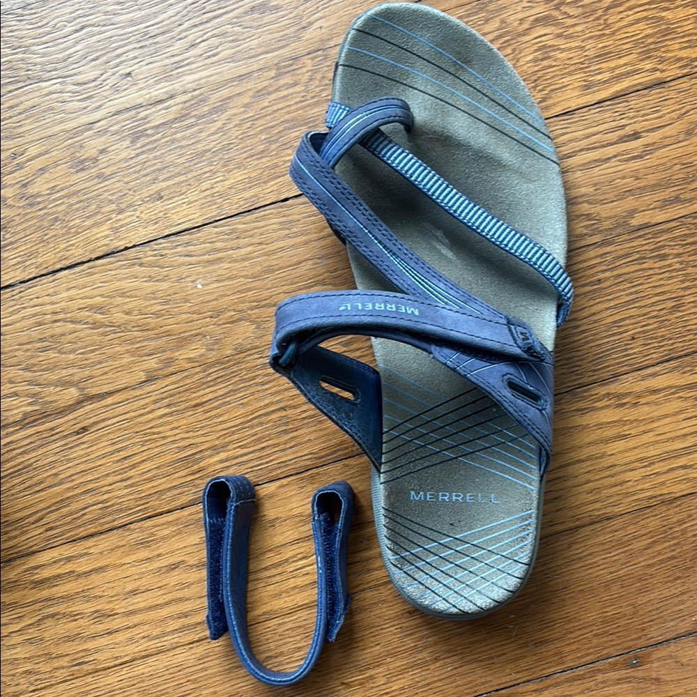Merrell blue convertible strap sandals size 7 - Picture 6 of 6